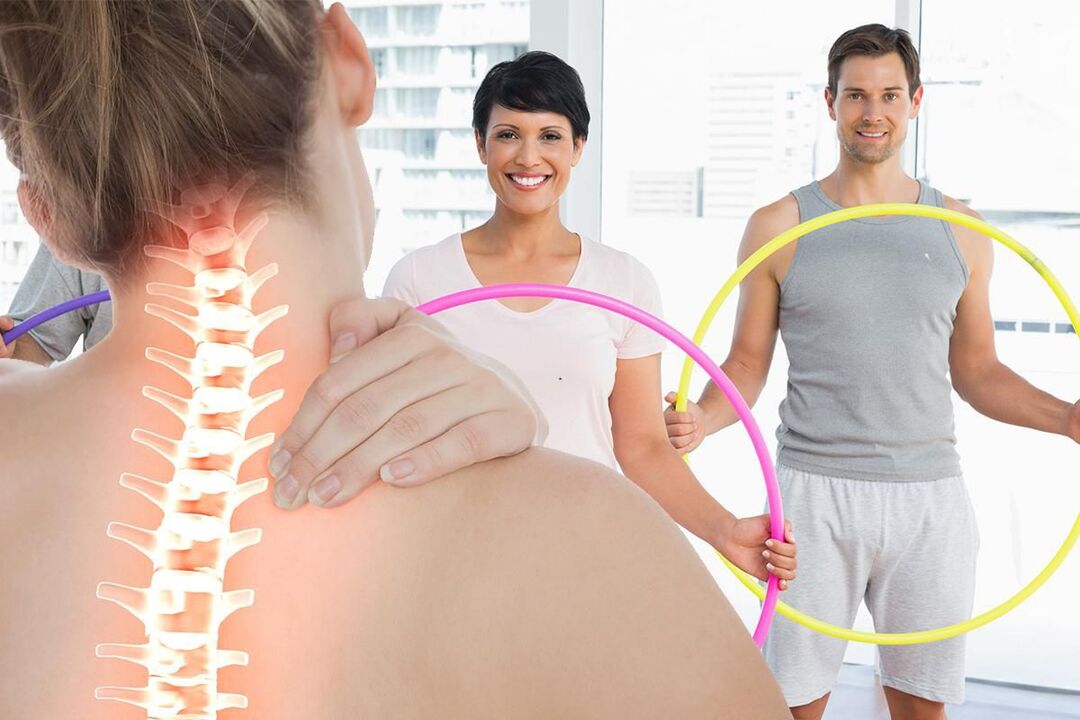 Estilo de vida activo con osteocondrosis.
